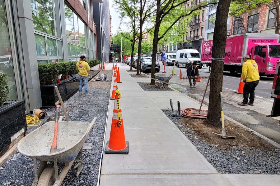 concrete sidewalk replacement NYC - Native