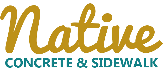 Native Concrete & Sidewalk logo - Contact us